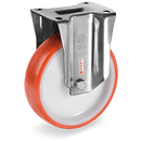 Серия 60 INOX Стационарни колела на усилена PX планка, полиамид/полиуретан - Tellure Rota