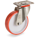 Серия 60 Въртящи колела на усилена P планка, полиамид/полиуретан - Tellure Rota
