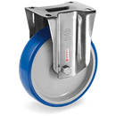 Серия 61 INOX Стационарни колела на NLX планка, термопластичен полиуретан/полиамид - Tellure Rota