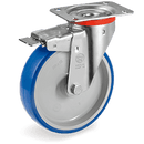 Серия 61 Въртящи колела на NL планка със спирачка, термопластичен полиуретан/полиамид - Tellure Rota