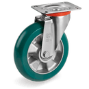 Серия 62AL Въртящи колела на NL планка, TR-ROLL полиуретан/алуминий - Tellure Rota