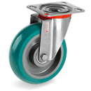 Серия 62NY INOX Въртящи колела на NLX планка, TR-ROLL полиуретан/полиамид - Tellure Rota