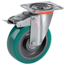 Серия 62NY INOX Въртящи колела на NLX планка/спирачка, TR-ROLL полиуретан/полиамид - Tellure Rota