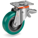 Серия 62NY INOX Въртящи колела на усилена PX планка/спирачка, TR-ROLL полиуретан/полиамид - Tellure Rota