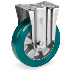Серия 62AL Стационарни колела на NL планка, TR-ROLL полиуретан/алуминий - Tellure Rota - Nika.bg