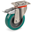 Серия 62NY Въртящи колела на усилена P планка/спирачка, TR-ROLL полиуретан/полиамид - Tellure Rota