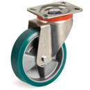 Серия 62BS Въртящи колела на усилена P планка, TR-ROLL полиуретан/алуминий - Tellure Rota