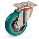 Серия 62NY Въртящи колела на усилена P планка, TR-ROLL полиуретан/полиамид - Tellure Rota
