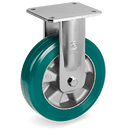 Серия 62AL Стационарни колела на EE MHD планка, TR-ROLL полиуретан/алуминий - Tellure Rota