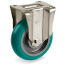 Серия 62NY Стационарни колела на усилена P планка, TR-ROLL полиуретан/полиамид - Tellure Rota