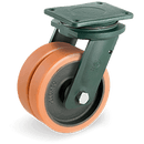 Серия 63GH Двойни колела, въртящи на EEG HD планка, Vulkollan®/чугун - Tellure Rota