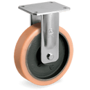 Серия 63GH Стационарни колела на EE MHD планка, Vulkollan®/чугун - Tellure Rota