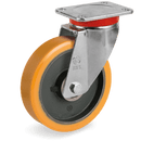 Серия 64 Въртящи колела на Extra-heavy EP планка, TR полиуретан/чугун - Tellure Rota