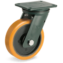 Серия 64 Въртящи колела на EE HD планка, TR полиуретан/чугун - Tellure Rota