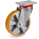 Серия 65AL Въртящи колела на Extra-heavy EP планка, полиуретан/алуминий - Tellure Rota