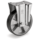 Серия 65ESD Антистатични и статично проводими колела, стационарни на NL планка, полиуретан/алуминий - Tellure Rota