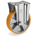 Серия 65AL Стационарни колела на NL планка, полиуретан/алуминий - Tellure Rota