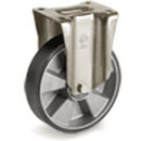 Серия 65ESD Антистатични и статично проводими колела, стационарни на P планка, полиуретан/алуминий - Tellure Rota