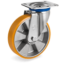 Серия 65AL Въртящи колела на M планка, полиуретан/алуминий - Tellure Rota