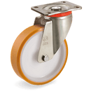 Серия 66 Въртящи колела на усилена P планка, TR полиуретан/ полиамид - Tellure Rota