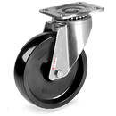 Серия 67 INOX, +300°С Високотемпературни колела, въртящи на NLX планка, фенолна гума - Tellure Rota