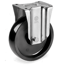 Серия 67, +300°С Високотемпературни стационарни колела на NL планка, фенолна гума- Tellure Rota