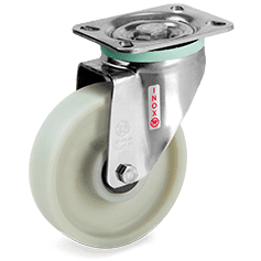 Серия 68FV INOX, +130°C Високотемпературни колела, въртящи на NLX планка, полиамид/стъклени влакна - Tellure Rota