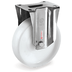 Серия 68 INOX Стационарни колела на NLX планка, полиамид 6 - Tellure Rota - Nika.bg