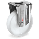 Серия 68 INOX Стационарни колела на NLX планка, полиамид 6 - Tellure Rota