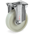 Серия 68FV INOX, +130°C Високотемпературни стационарни колела на NLX планка, полиамид/стъклени влакна - Tellure Rota