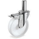 Серия 68 Въртящи колела с щифт и спирачка на NL вилка, полиамид 6 - Tellure Rota