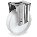 Серия 68 INOX Стационарни колела на усилена PX планка, полиамид 6 - Tellure Rota