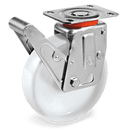 Серия 68 Колела за мобилни скелета на TRAB планка, полиамид 6 - Tellure Rota