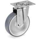 Серия 71 Въртящи колела на SL планка, термопластична гума/полипропилен - Tellure Rota