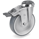 Серия 71 Въртящи колела с отвор и спирачка на SL вилка, термопластична гума/полипропилен - Tellure Rota