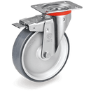 Серия 71 Въртящи колела на NL планка със спирачка, термопластична гума/полипропилен - Tellure Rota