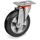 Серия 72AL Въртящи колела на NL планка, гума Sigma Elastic/алуминий - Tellure Rota