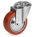 СЕРИЯ 72GS, +250°С Високотемпературно колело, с отвор на NL вилка, силиконова гума/алуминий - Tellure Rota