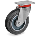 Серия 72GH Въртящи колела на Extra-heavy EP планка, гума Sigma Elastic/чугун - Tellure Rota