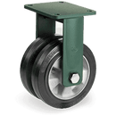 Серия 72AL Двойни колела, стационарни на EEG HD планка, гума Sigma Elastic/алуминий - Tellure Rota