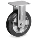 Серия 72AL Стационарни колела на EE MHD планка, гума Sigma Elastic/алуминий - Tellure Rota