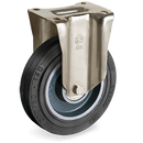 Серия 72GH Стационарни колела на усилена P планка, гума Sigma Elastic/чугун - Tellure Rota