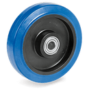 Серия 73AE Колела със сачмен лагер, еластична гума/полиамид - Tellure Rota