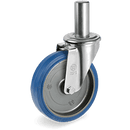 Серия 73 Въртящи колела с щифт на NL вилка, гума Sigma Elastic/полиамид - Tellure Rota