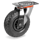 Серия 82 Пневматични колела 2.0 бара, Въртящи на NL планка, 4 пластова гума/полипропилен - Tellure Rota