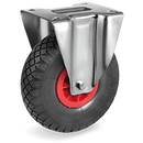 Ф260мм.Стационарно колело на планка, полиуретанова пяна/полипропилен - 828601 Tellure Rota