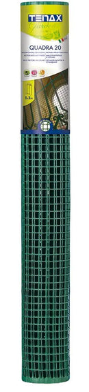 Универсална пластмасова мрежа за огради и балкони TENAX Quadra 20, H=1.0 m, L=30 m