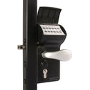 Брава с кодове Valentino Free Exit Locinox с автономно захранване, контролиран достъп от едната страна и свободен изход от другата