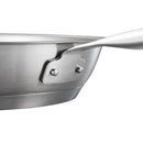 Тиган за пържене Fiskars All Steel с незалепващо керамично покритие, 24 см. – детайл на неръждаема стомана и здрава дълга дръжка