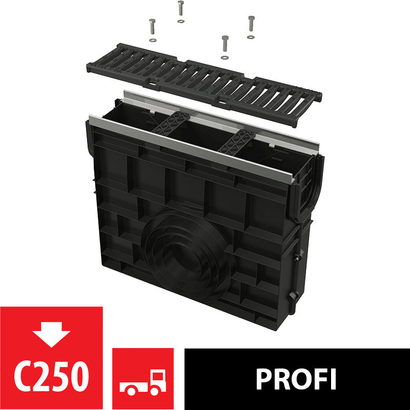 Ревизионна кутия 0.5м с Чугунена решетка (C250-25т)
